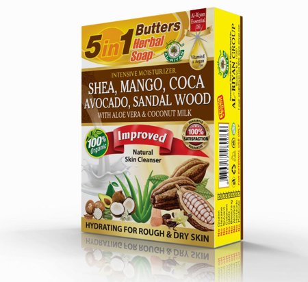 Al Riyan Shea Butter and Mango Herbal Soap