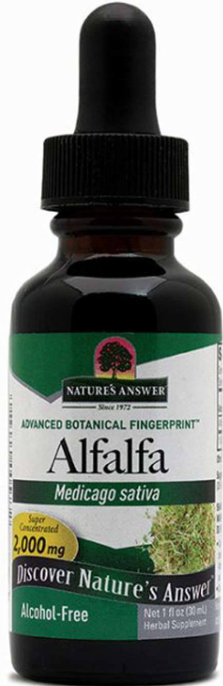 Alfalfa Herb AF Alcohol Free - 1 fl oz