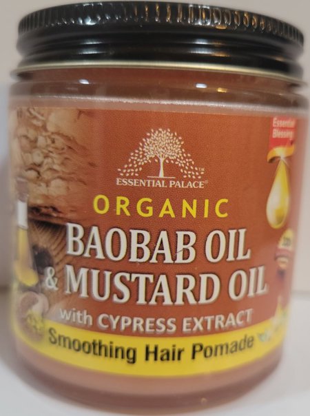 Organic Baobab Oil & Mustard Oil with Cypress Extract Pomade