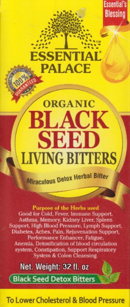 Organic Black seed Living Bitters 32oz Special