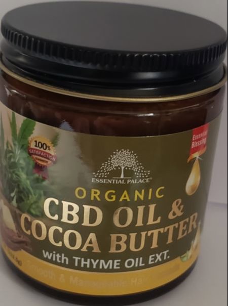 Organic CBD Oil & Cocoa Butter Hair Pomade