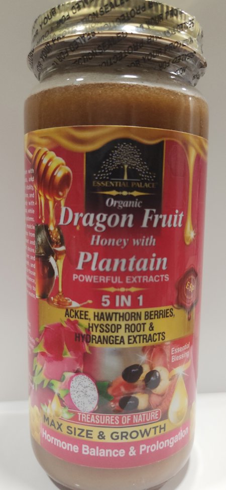 Dragon Fruit Honey with Plantain