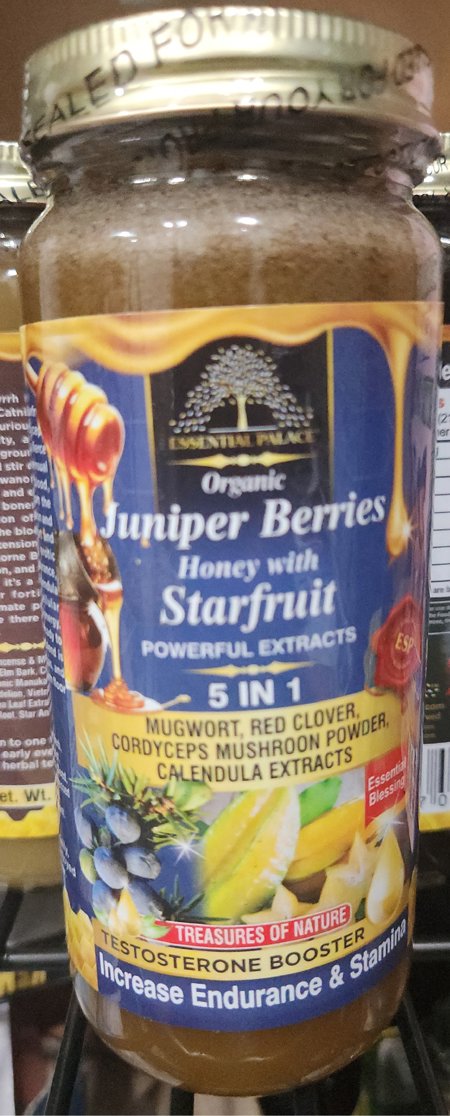 Juniper Berries Honey With Starfruit