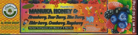 Manuka Honey and Berries Herbal Toothpaste
