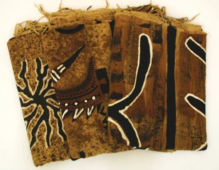 Mud Colth Fabric - Mustard "Made in Africa"