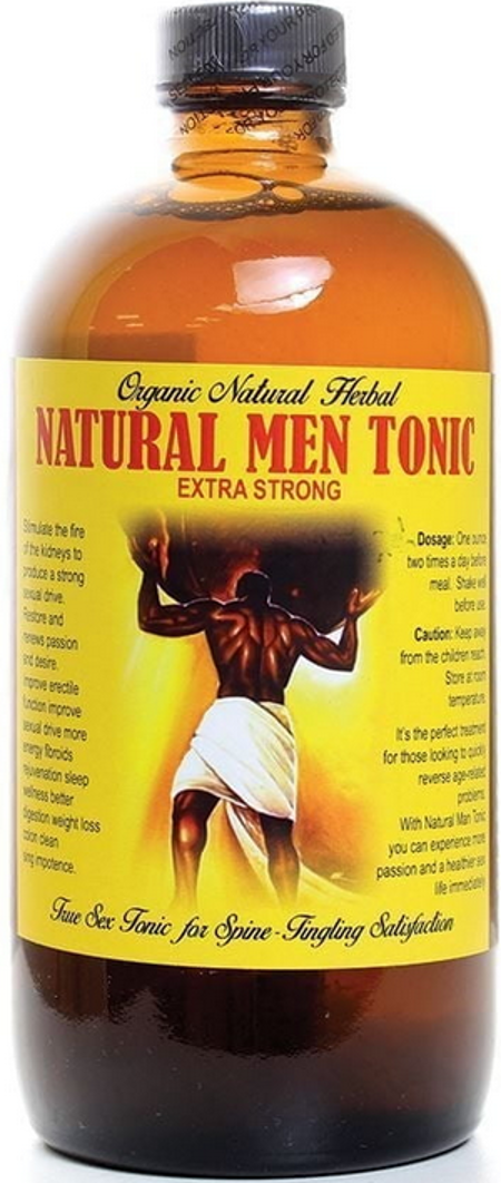 Organic Natural Herbal Men Tonic Extra Strong - 16 fl oz.