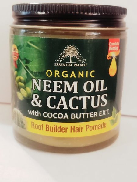 Organic Neem Oil and Cactus with Cocoa Butter Extract Hair Pomade
