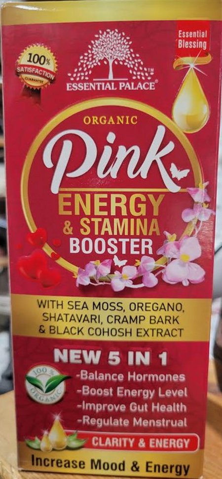 Organic Pink Energy & Stamina Booster