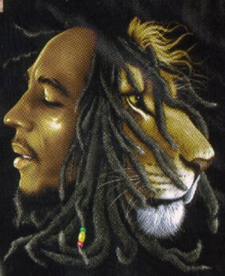 Bob Marley Tee Shirt (Lion/Face)BMZ-1201