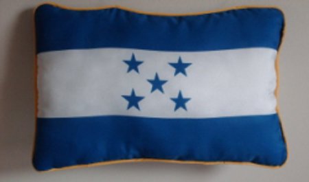 HONDURAS FLAG PILLOW