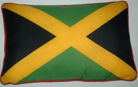 JAMAICA FLAG PILLOW