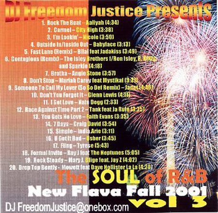 DJ Freedom Justice Presents... "The Soul of R&B Vol. 3"