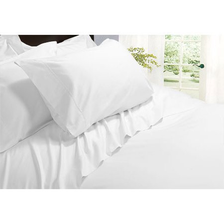Luxury White Solid 1200tc Sheet Set