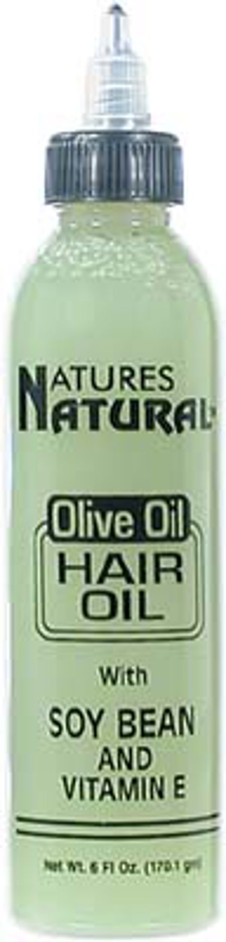 Nature's Natural Olive Oil Hair Oil with Soybean and Vitamin E