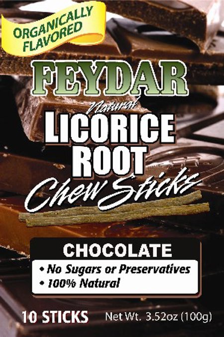 Organically Flavored Chocolate Chew Sticks (Licorice Roots)