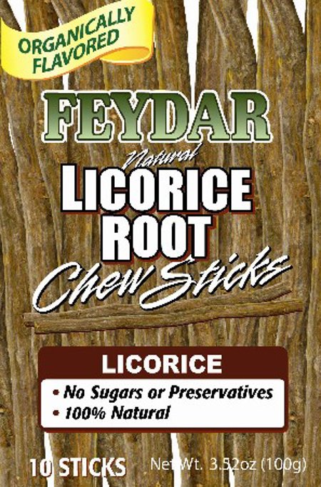 Organically Flavored Licorice Chew Sticks (Licorice Roots)