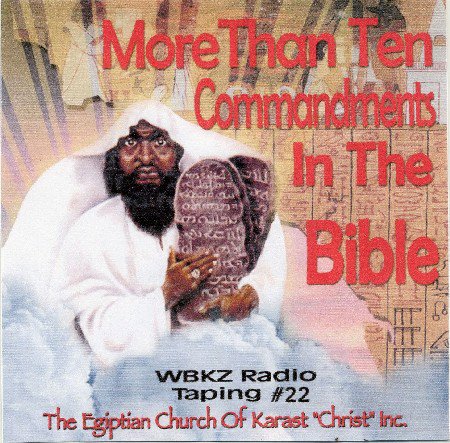 Dr York  "More than 10 Commandments in the Bible"