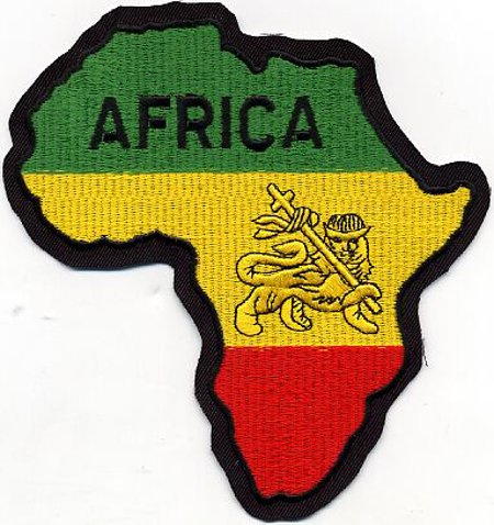 Africa Patch (Red Gold & Green) Lion of Judah