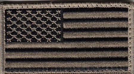 USA Flag (Khaki & Black) Patch