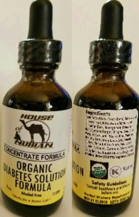 Organic Diabetes Solution Formula "Concentrate"