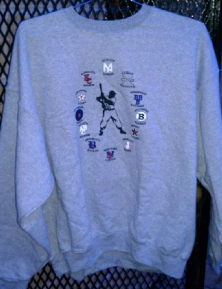 Multi Team Negro League Sweat Shirt