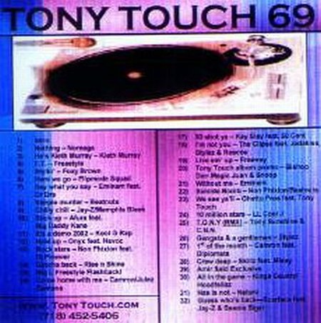 D.J. TONY TOUCH " HIP HOP VOL. 69 "