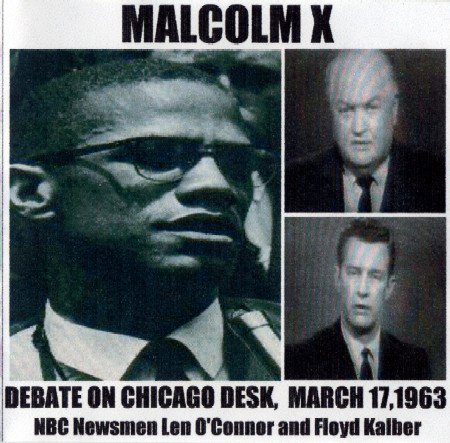 Malcolm X Debate on Chicago Desk 3-17-1963