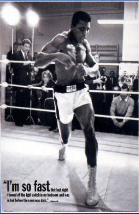 Muhammad Ali Poster "Im so Fast"