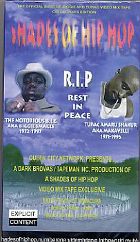 Shades of Hip Hop " R.I.P. 2Pac & Biggie" DVD