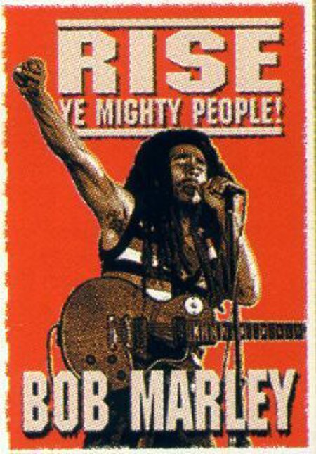 Bob Marley "Rise" Sticker