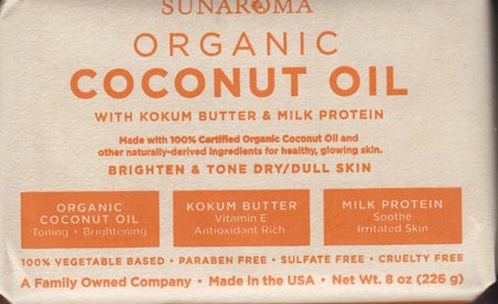 Sunaroma Organic Coconut Oil Soap