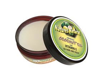 Natures Natural - Jamaican Coconut Oil with Vitamin E for Hair & Scalp