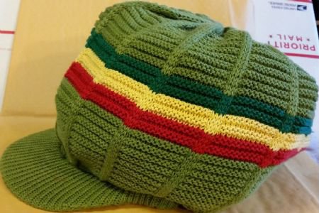 Knit Rasta Hat 852# 28G