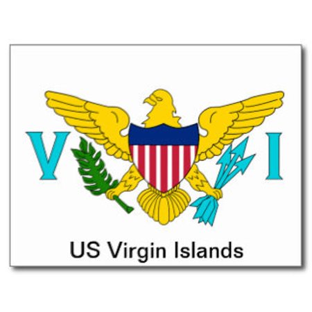 US Virgin Islands Flag Bandana