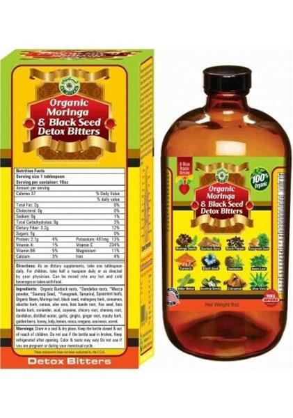 Organic Moringa & Black Seed Detox Bitters