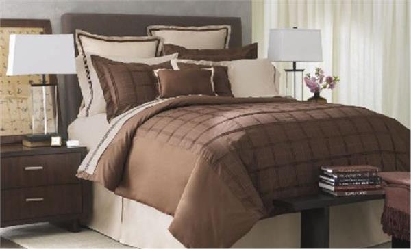 12pc Berkley Oversized Duvet Cover Set Chocolate