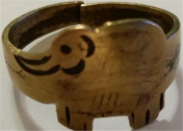 Brass Elephant Ring - Adjustable