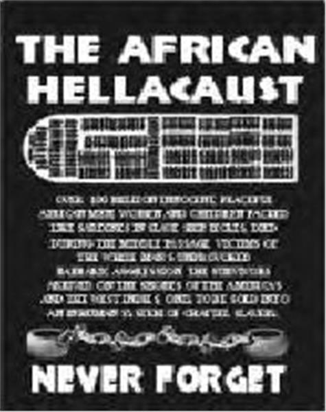 " AFRICAN HELLACAUST  " Tee Shirt