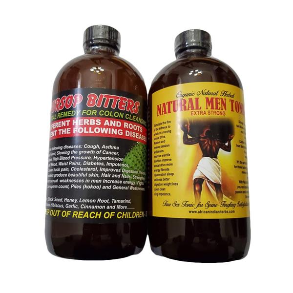Soursop Bitters & Organic Natural Men Tonic